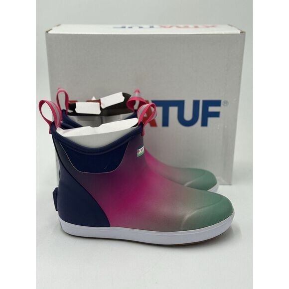 XTRATUF Women's Ankle Deck Boot Purple Aurora New In Box Size 5 - Picture 3 of 8